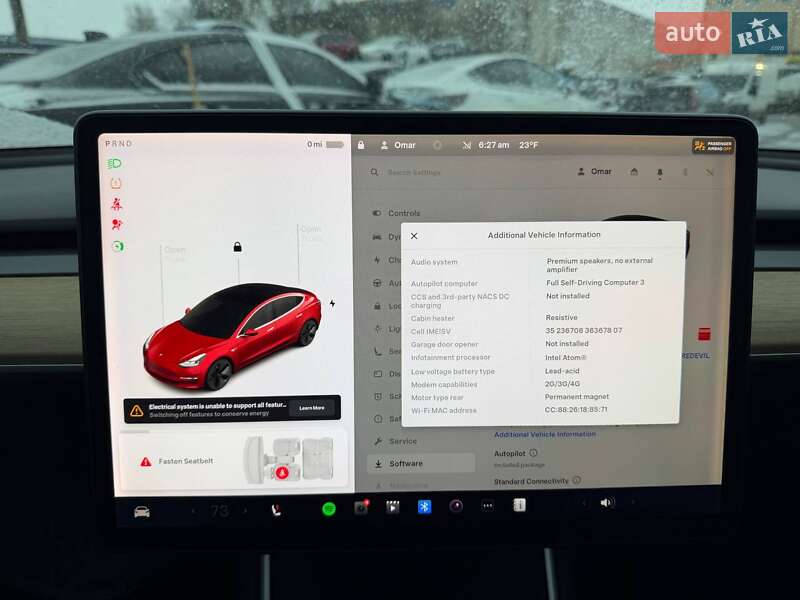 Седан Tesla Model 3 2019 в Луцке