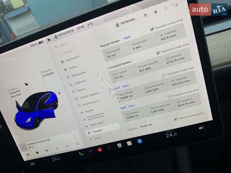 Седан Tesla Model 3 2021 в Чорноморську фото 27 Седан Tesla Model 3 2021 в Чорноморську