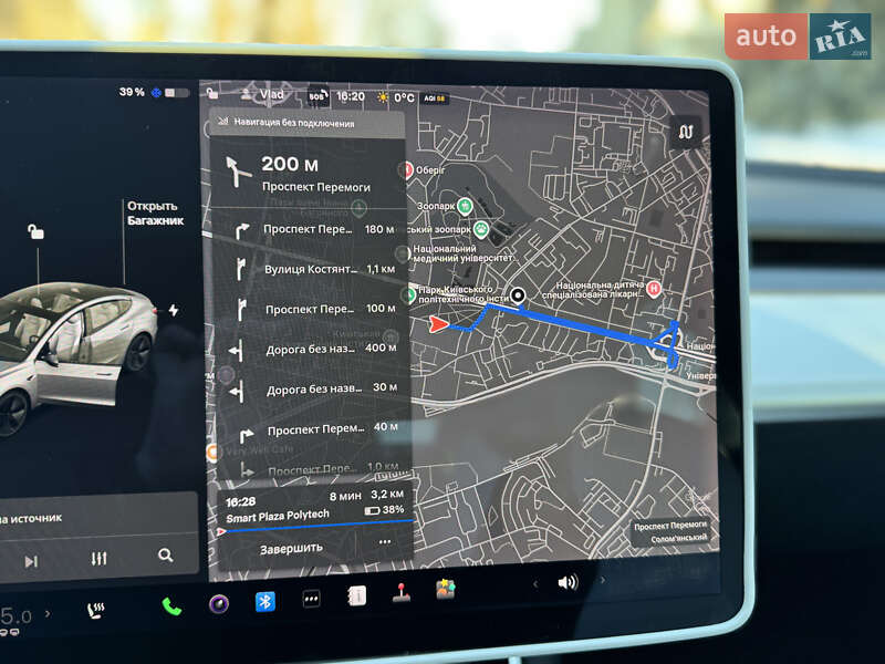 Седан Tesla Model 3 2019 в Киеве
