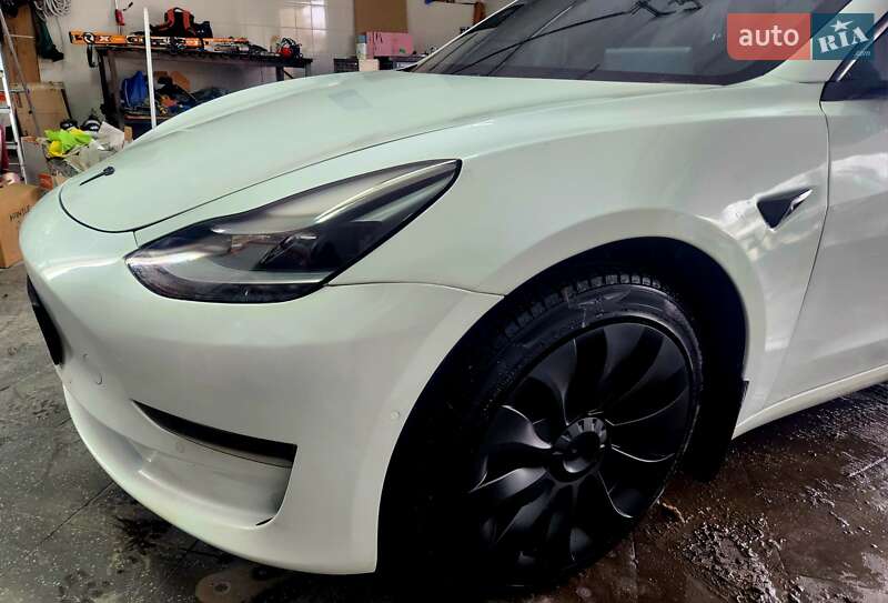 2021 Tesla Model 3, VIN 5YJ3E1EB6MF070592:plate — фото 1 (autoria)