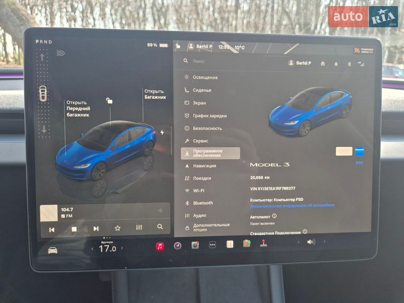 Седан Tesla Model 3 2024 в Львове