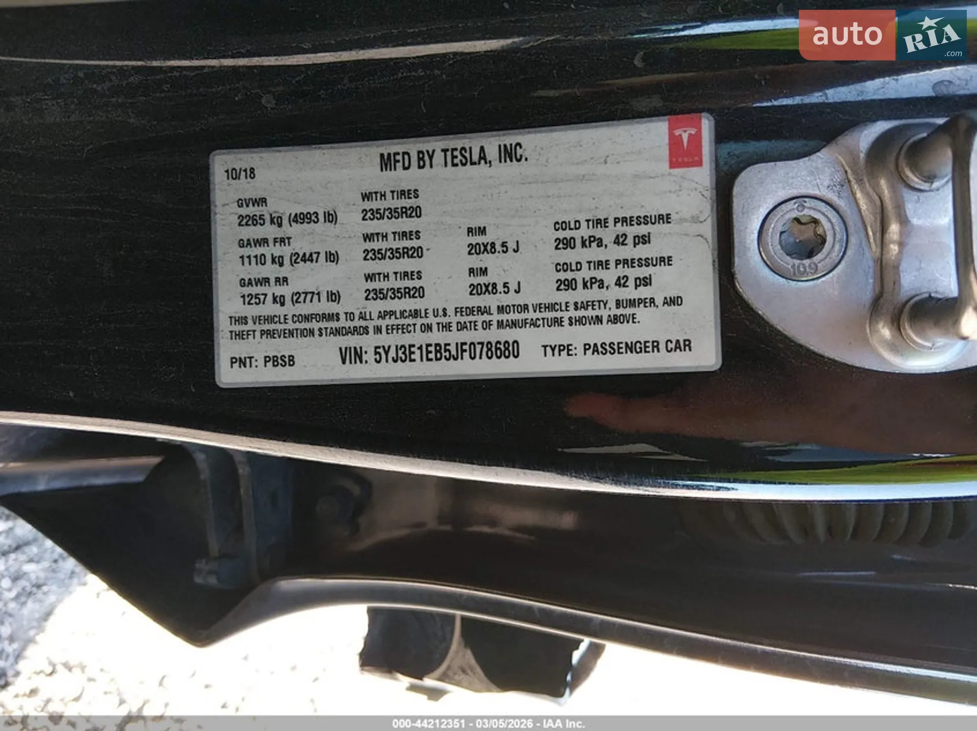 2018 Tesla Model 3 - мініатюра 23