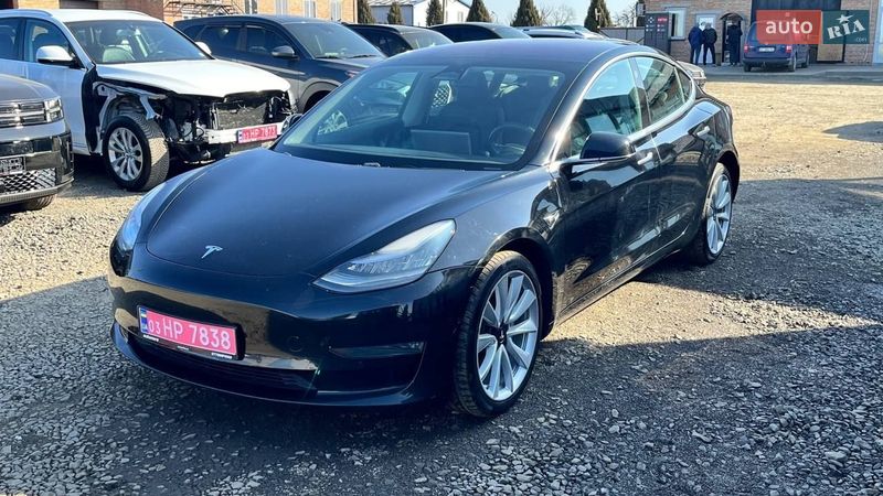 2018 Tesla Model 3, VIN 5YJ3E1EB5JF149151:plate — фото 1 (autoria)