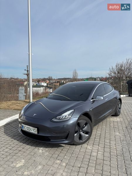 2020 Tesla Model-3, VIN 5YJ3E1EA2LF721061:plate — фото 1 (autoria)