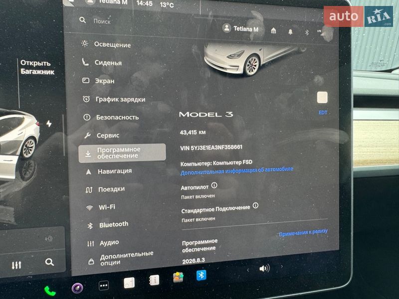 Седан Tesla Model 3 2022 в Киеве