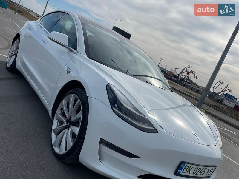 2019 Tesla Model-3, VIN 5YJ3E7EB8KF423107:plate — фото 1 (autoria)