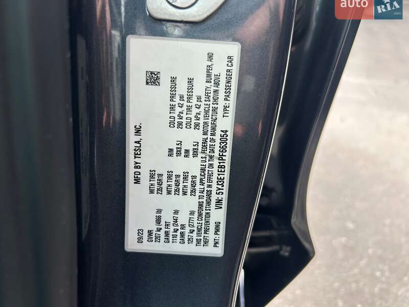 Седан Tesla Model 3 2023 в Полтаве фото 2 Седан Tesla Model 3 2023 в Полтаве