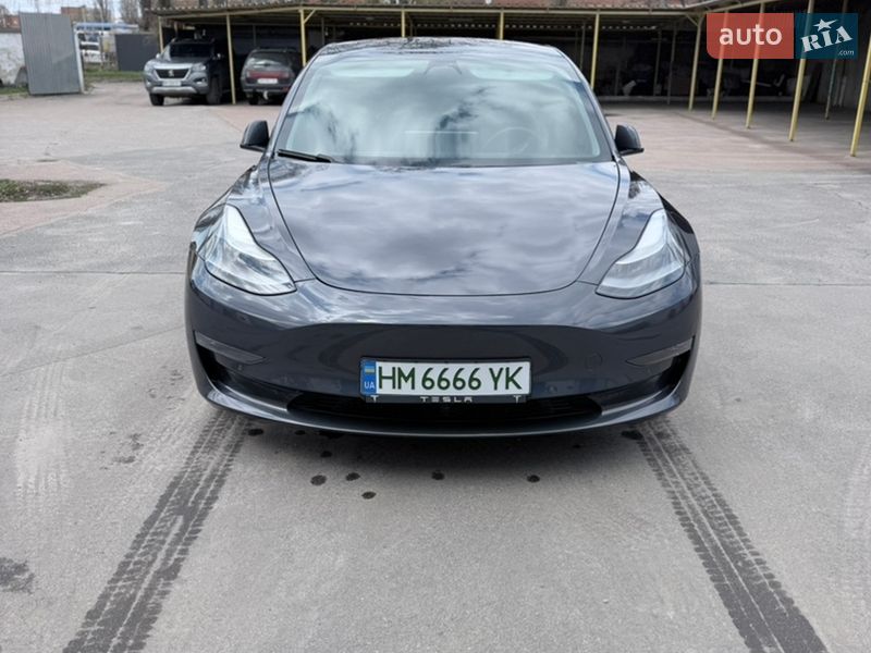 2021 Tesla Model 3, VIN 5YJ3E1EB2MF965433:plate — фото 1 (autoria)