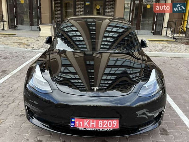 2022 Tesla Model 3, VIN 5YJ3E1EB0NF207348:plate — фото 1 (autoria)