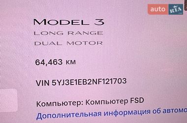 Седан Tesla Model 3 2021 в Києві