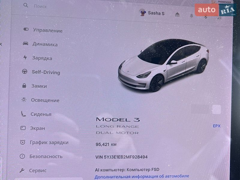 Седан Tesla Model 3 2021 в Киеве