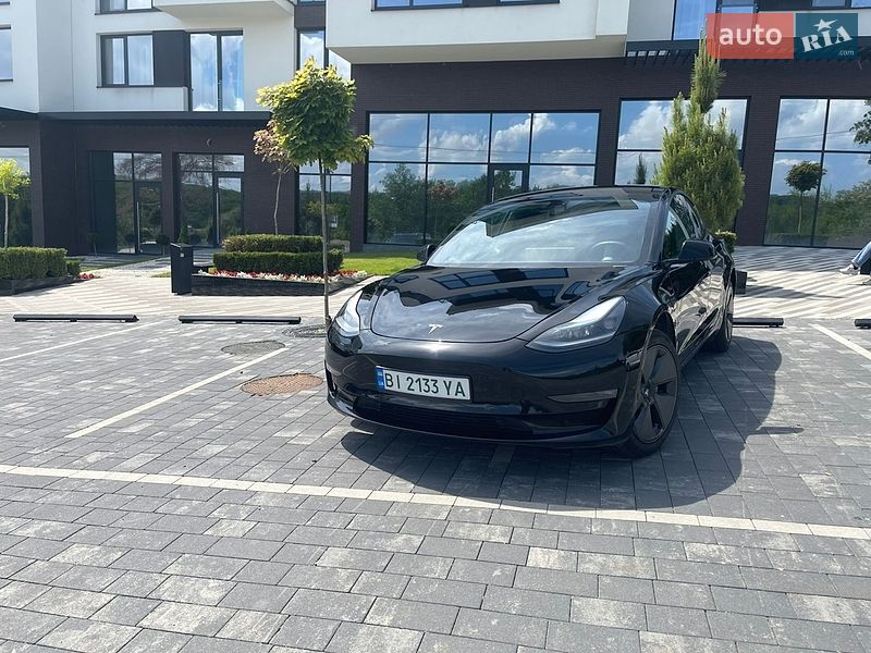 2021 Tesla Model-3, VIN 5YJ3E1EA8MF922240:plate — фото 1 (autoria)