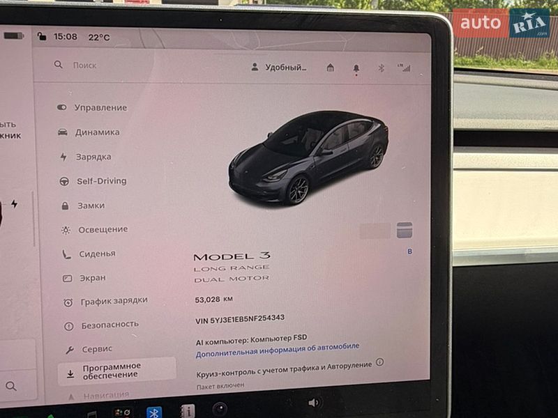 Седан Tesla Model 3 2022 в Киеве