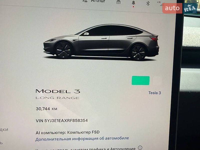 Седан Tesla Model 3 2025 в Одессе