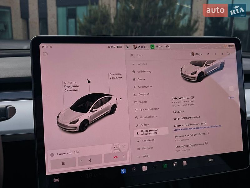 Седан Tesla Model 3 2021 в Хмельницькому