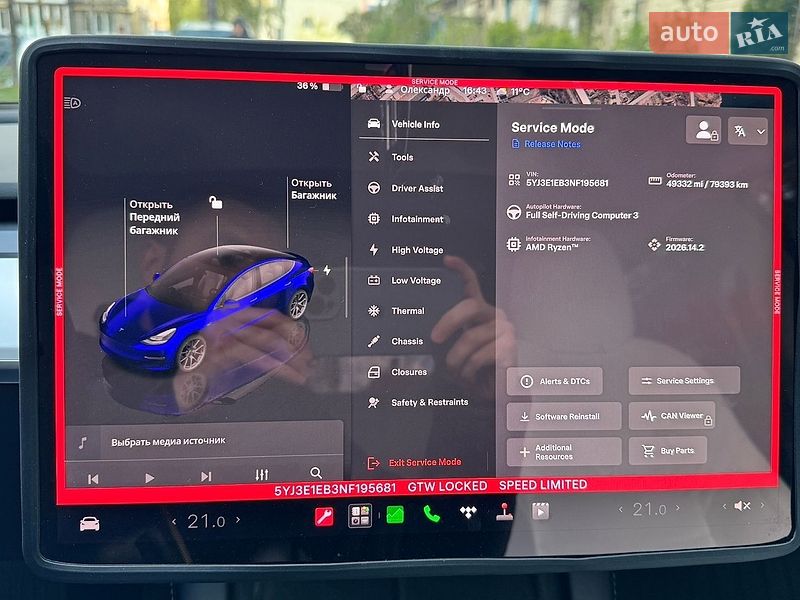 Седан Tesla Model 3 2022 в Виннице
