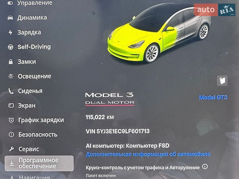 Седан Tesla Model 3 2019 в Житомирі фото 8 Седан Tesla Model 3 2019 в Житомирі