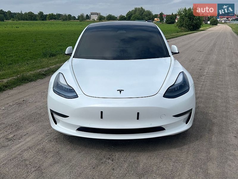 2021 Tesla Model 3, VIN 5YJ3E1EB3MF960886:plate — фото 1 (autoria)