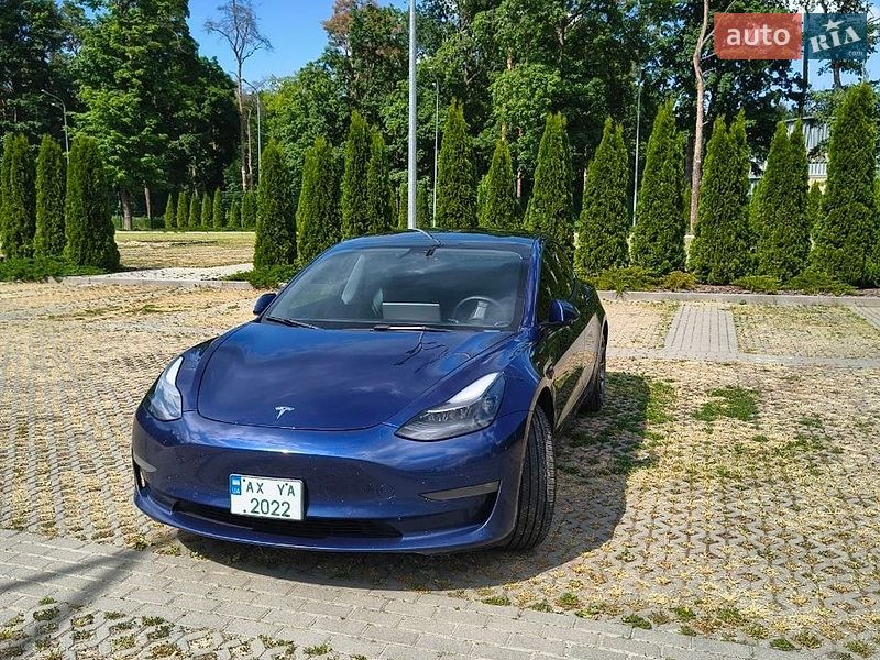 2021 Tesla Model 3, VIN 5YJ3E1EBXNF118306:plate — фото 1 (autoria)