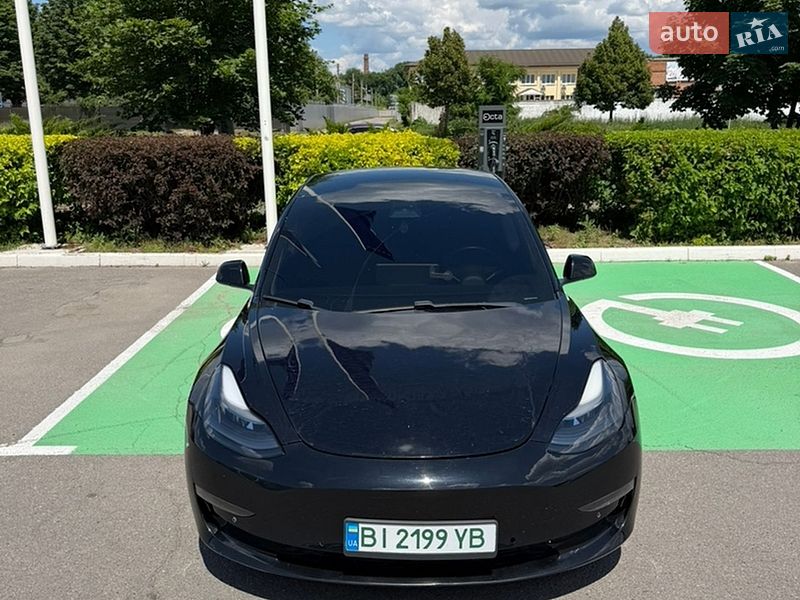 2021 Tesla Model-3, VIN LRW3E7EK9MC346695:plate — фото 1 (autoria)