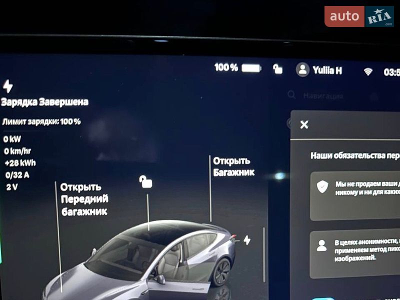Седан Tesla Model 3 2025 в Кривом Роге
