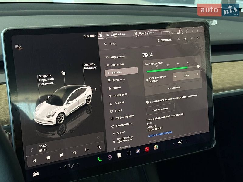 Седан Tesla Model 3 2023 в Одессе