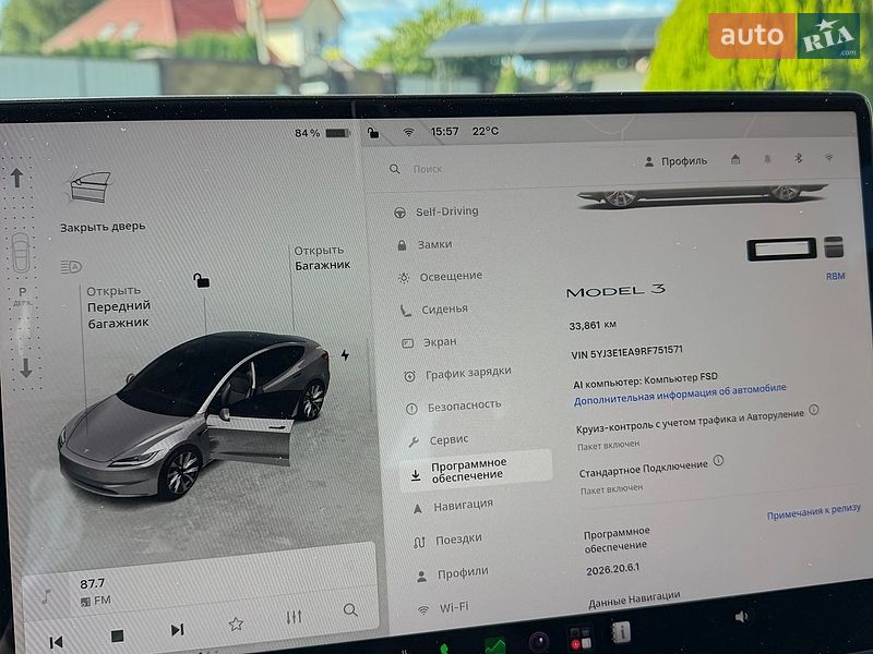 Седан Tesla Model 3 2024 в Луцке фото 10 Седан Tesla Model 3 2024 в Луцке