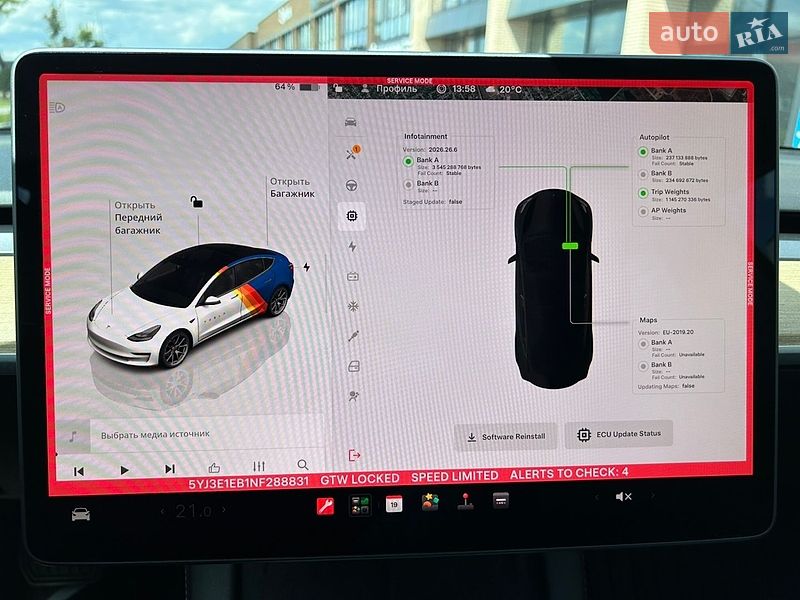 Седан Tesla Model 3 2022 в Виннице