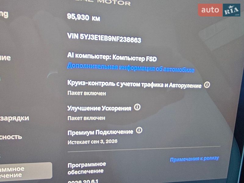 Седан Tesla Model 3 2022 в Верхнеднепровске