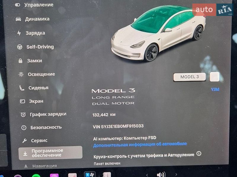 Седан Tesla Model 3 2021 в Киверцах