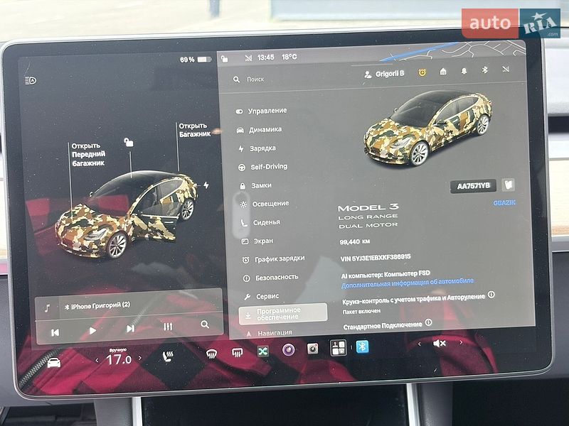 Седан Tesla Model 3 2019 в Києві