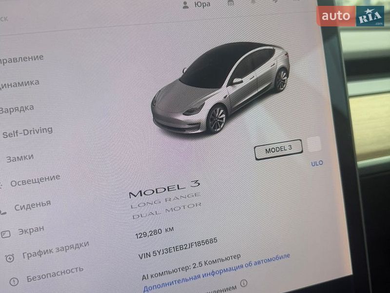 Седан Tesla Model 3 2018 в Львове