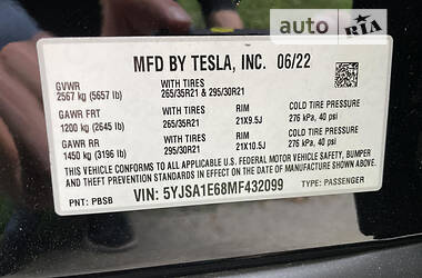 Лифтбек Tesla Model S 2022 в 