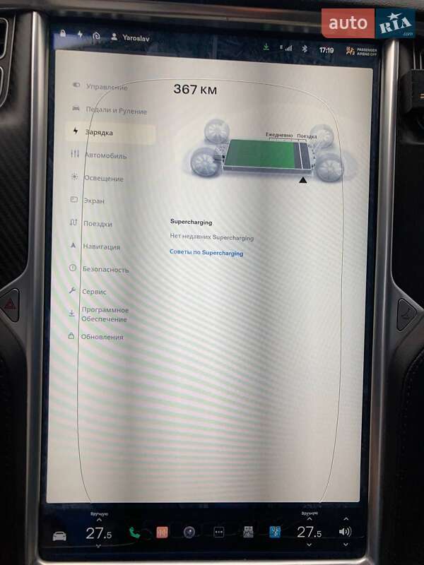 Седан Tesla Model S 2014 в Тячеве
