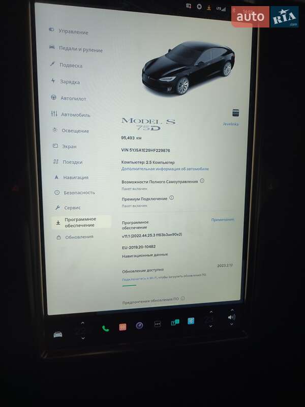 Лифтбек Tesla Model S 2017 в Умани