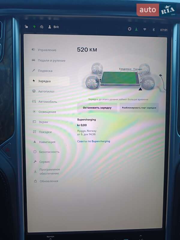 Лифтбек Tesla Model S 2017 в Хмельницком