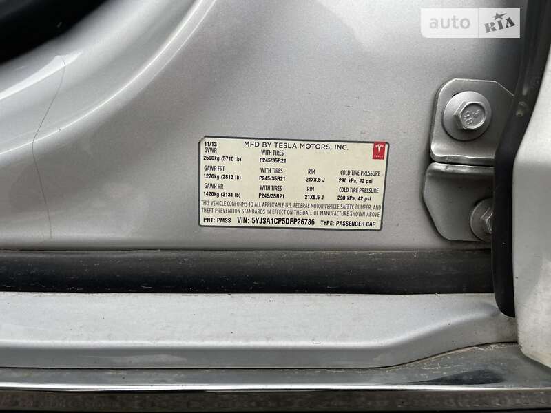 Ліфтбек Tesla Model S 2013 в Києві фото 8 Ліфтбек Tesla Model S 2013 в Києві