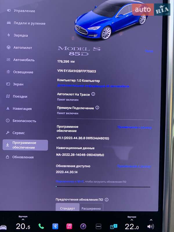 Лифтбек Tesla Model S 2015 в Тернополе