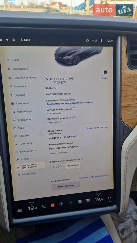 Ліфтбек Tesla Model S 2019 в Києві фото 5 Ліфтбек Tesla Model S 2019 в Києві