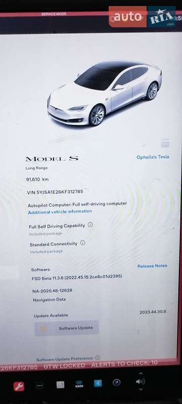 Ліфтбек Tesla Model S 2019 в Первомайську фото 28 Ліфтбек Tesla Model S 2019 в Первомайську