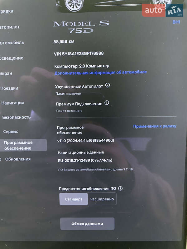 Лифтбек Tesla Model S 2017 в Львове