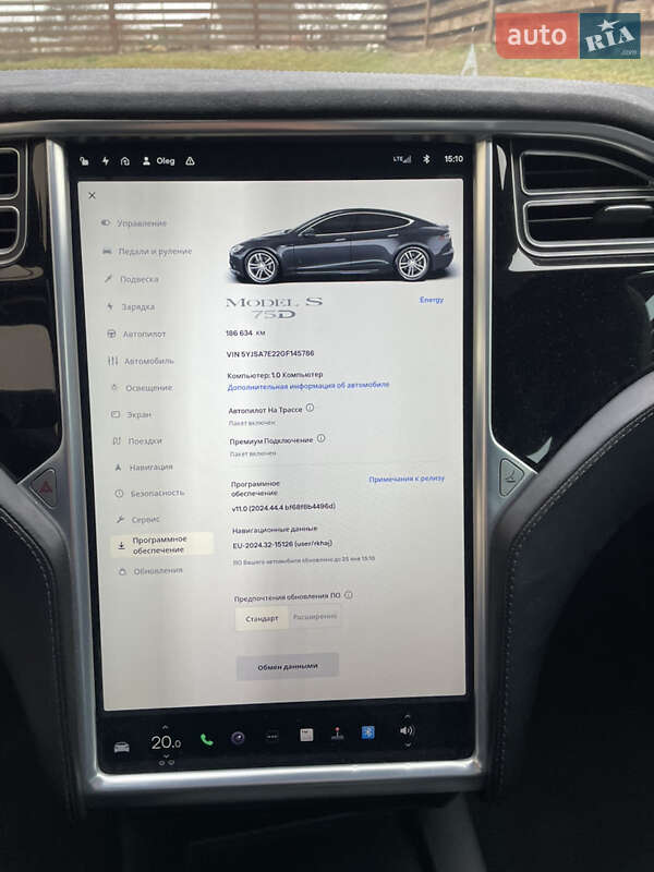 Ліфтбек Tesla Model S 2016 в Києві