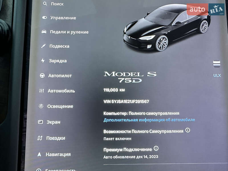 Лифтбек Tesla Model S 2018 в Львове