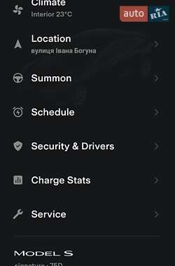 Лифтбек Tesla Model S 2016 в 