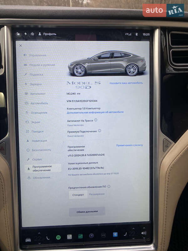 Ліфтбек Tesla Model S 2016 в Полтаві