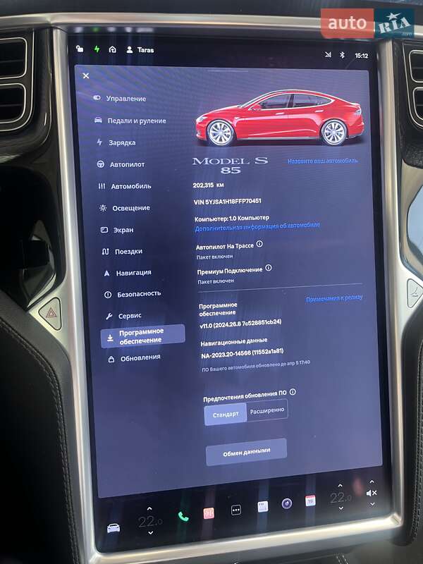 Лифтбек Tesla Model S 2015 в Киеве