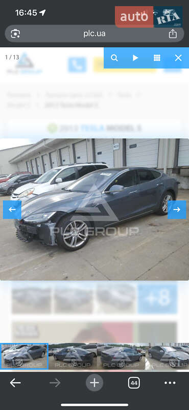 Ліфтбек Tesla Model S 2013 в Черкасах