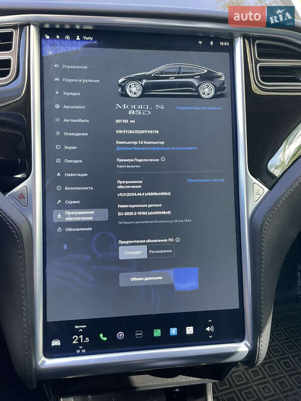 Лифтбек Tesla Model S 2015 в Киеве