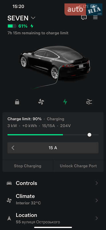 Лифтбек Tesla Model S 2018 в Виннице