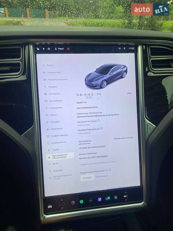 Ліфтбек Tesla Model S 2016 в Івано-Франківську